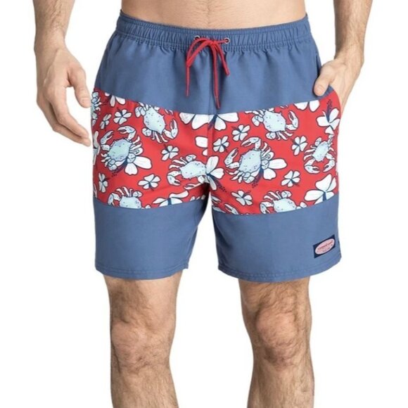 Vineyard Vines Piece Crap Chappy Swim Trunks Board Shorts XXL 2XL - Picture 1 of 5